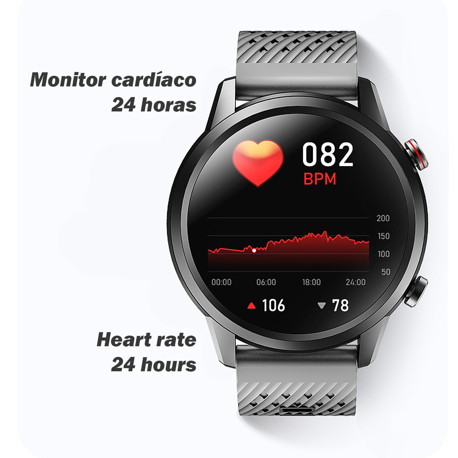 Smartwatch F32 con 20 modos deportivos. Monitor cardiaco, de tensión y oxígeno en sangre.