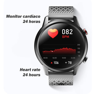 Smartwatch F32 con 20 modos deportivos. Monitor cardiaco, de tensión y oxígeno en sangre.