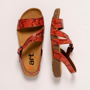Sandalias 1045S SNAKE TEJA/ I BREATHE color Teja