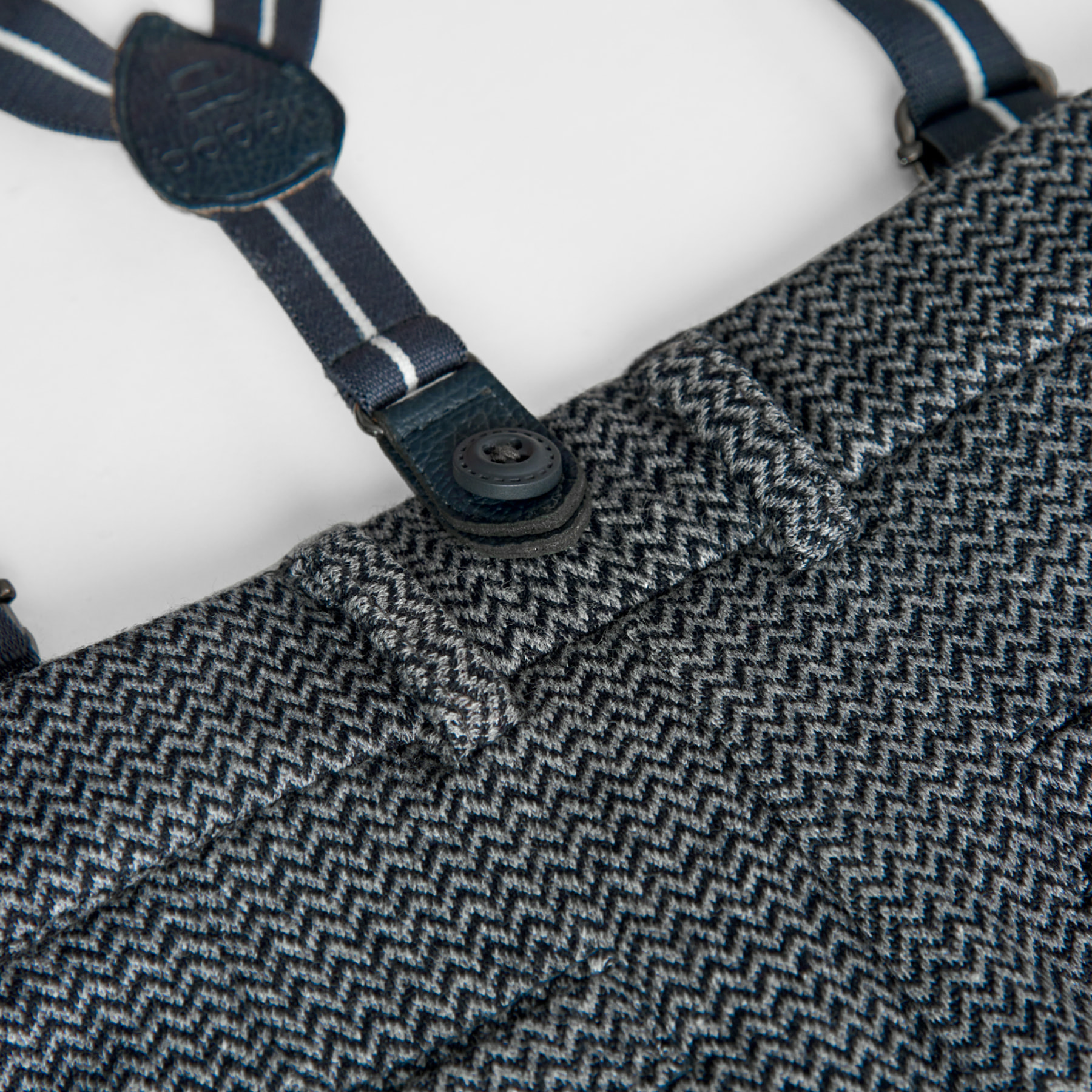 Pantalón punto espiga de bebé niño