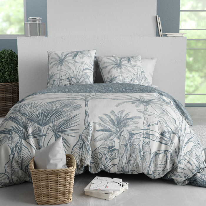 Parure housse de couette 3pcs 100% coton 57 fils sierra