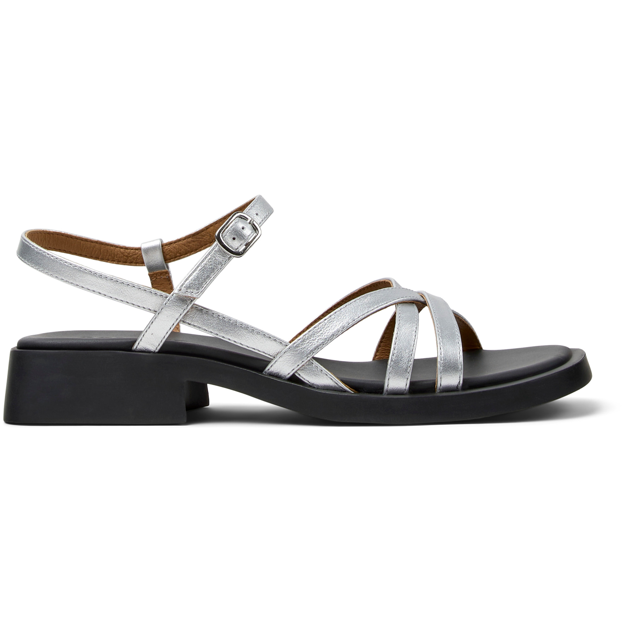 Sandalias - CAMPER Dana - Gris - Cuero liso