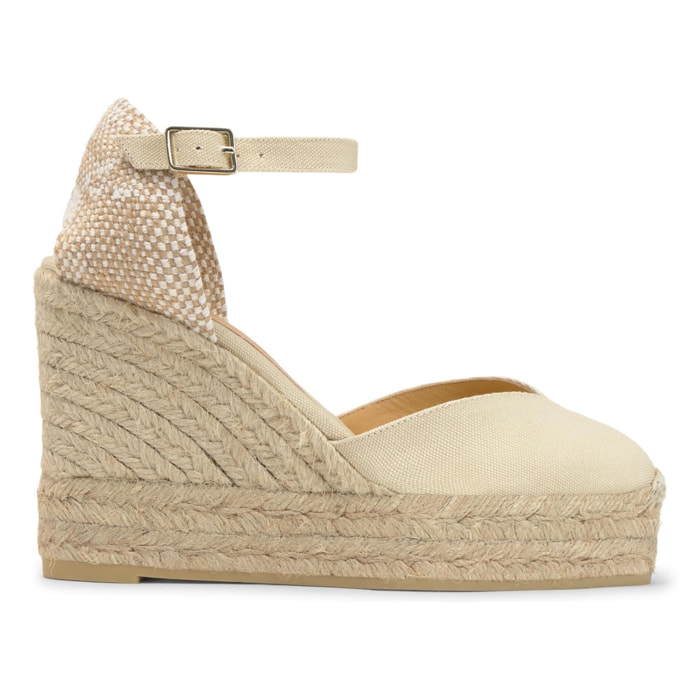 Alpargata Chiarita cuña de yute 11cm doble plataforma