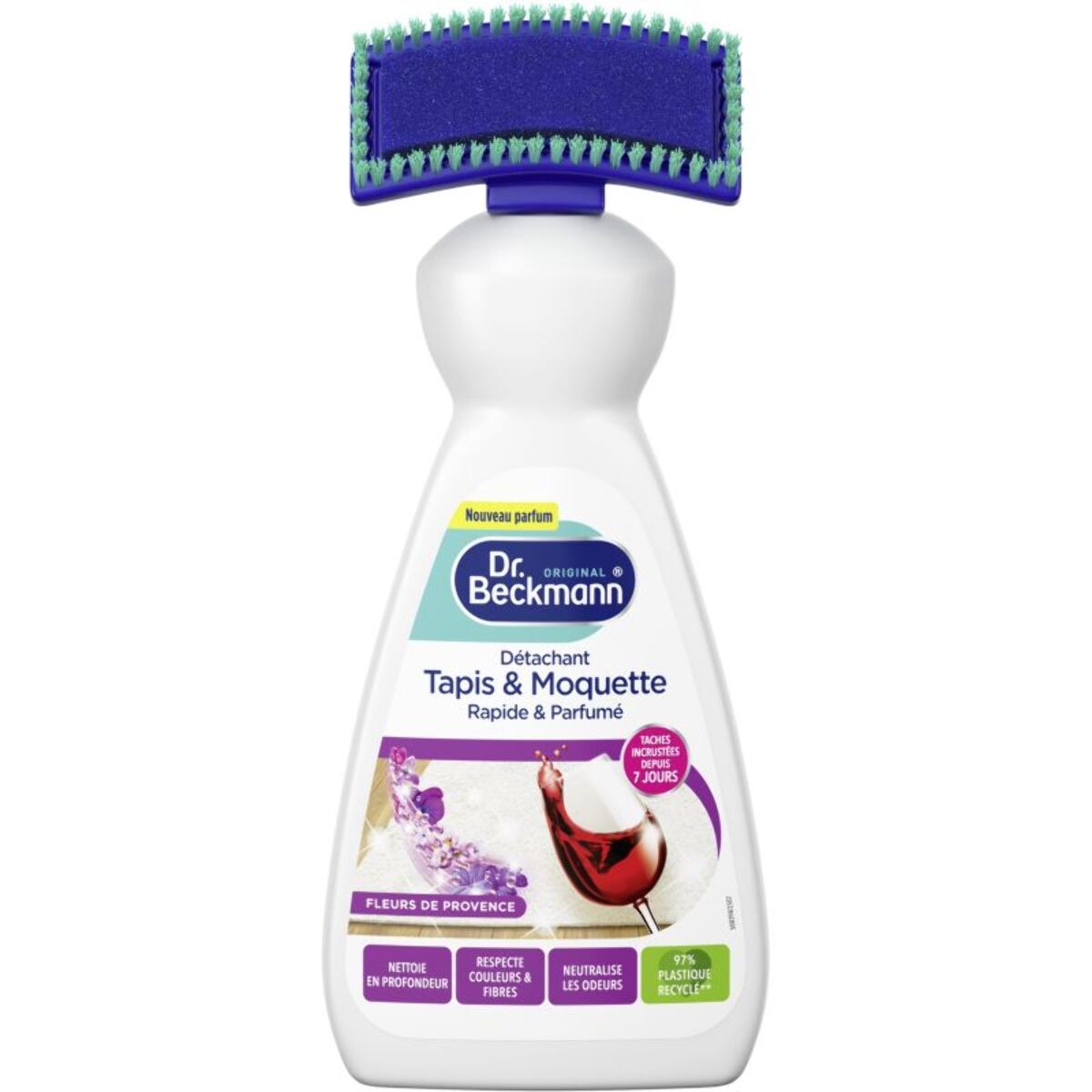 Détachant textile DR BECKMANN Tapis moquette avec brosse fleurs de printemps 650ml
