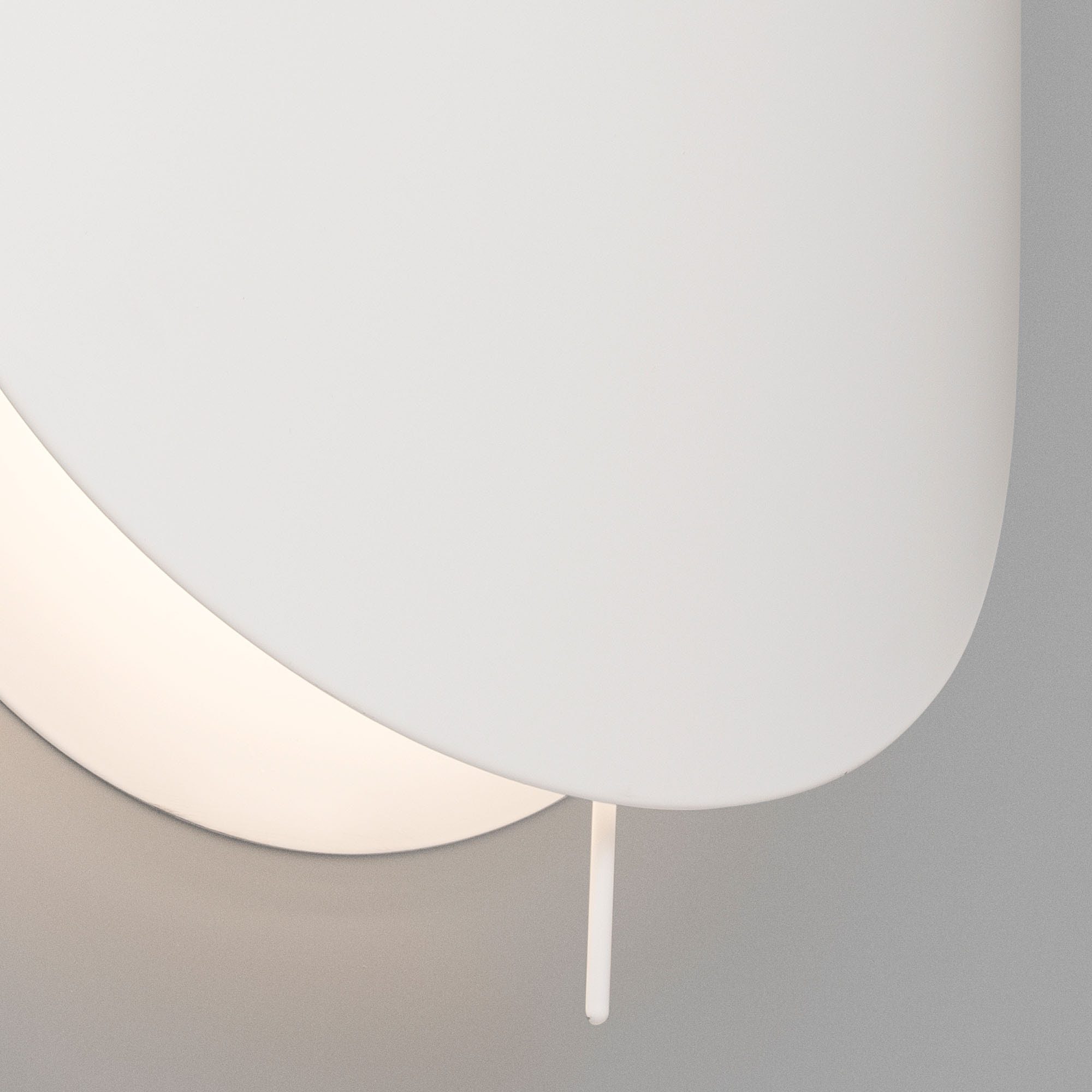 OVO 190 Lampada da parete bianca