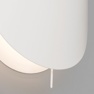 OVO 190 Lampada da parete bianca