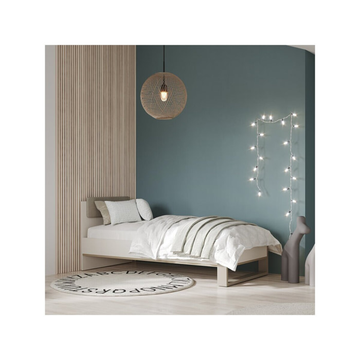 Lit enfant "Camillia" - 90 x 200 cm - Gris