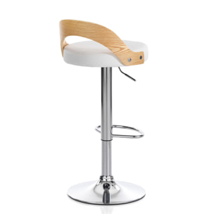 Tomasucci Ensemble de 2 tabourets RUBEN WOOD