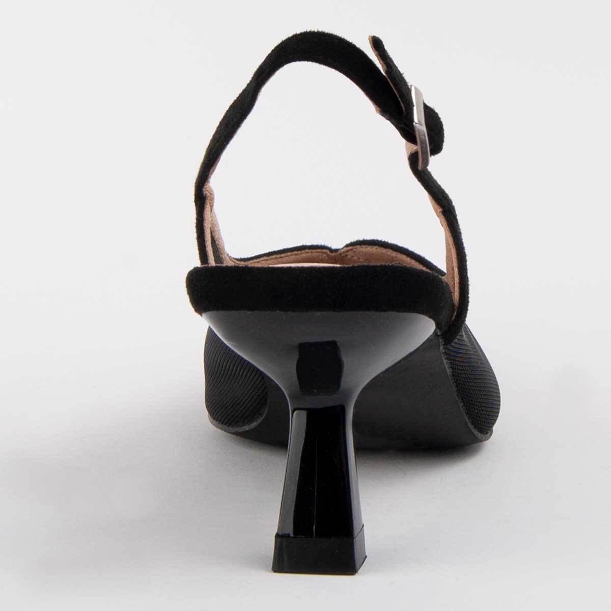 Zapato De Tacón - Negro - Altura: 4 Cm