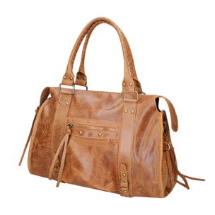 Borsa a spalla da donna - Modello Clara - Vera pelle - 41.0 x 28.0 x 13.0 cm