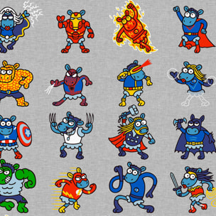 Funda Nórdica Super Heroes - 100% algodón -
