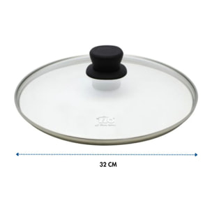 Couvercle de cuisson en verre 32 cm Elo