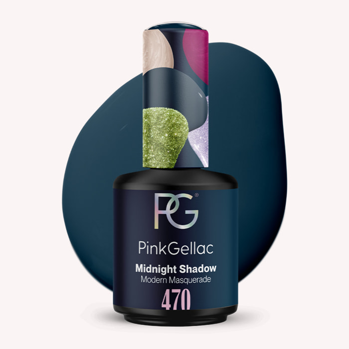 Vernis semi-permanent - 470 Midnight Shadow - 15 ml