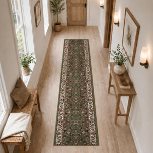 Tapis oriental tissé motif ancestral SILO