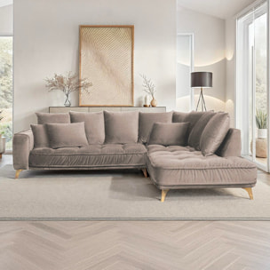 Canapé Tissu Angle Droit Altamo - 4 Places