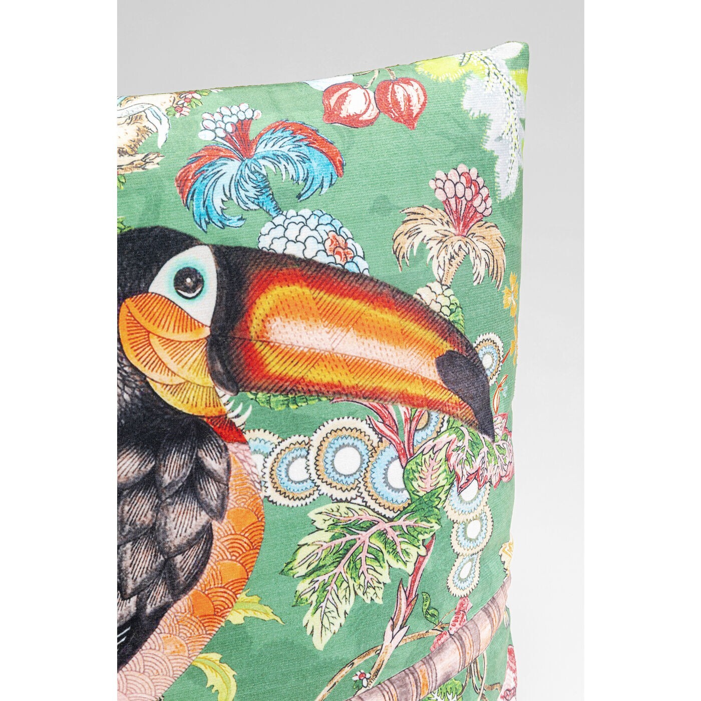 Coussin jungle toucan Kare Design