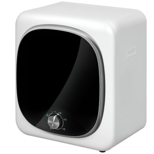 Secadora de Evacuación 4 KG, Secadora de Ropa 800W, Función Antiarrugas, Función Esterilizar, 5 Programas, Carga Frontal, Fácil de planchar, Tambor Inox, Blanco