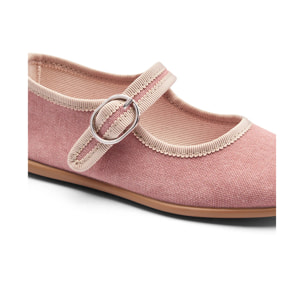 Bailarinas Niña Lona Confort Rosa