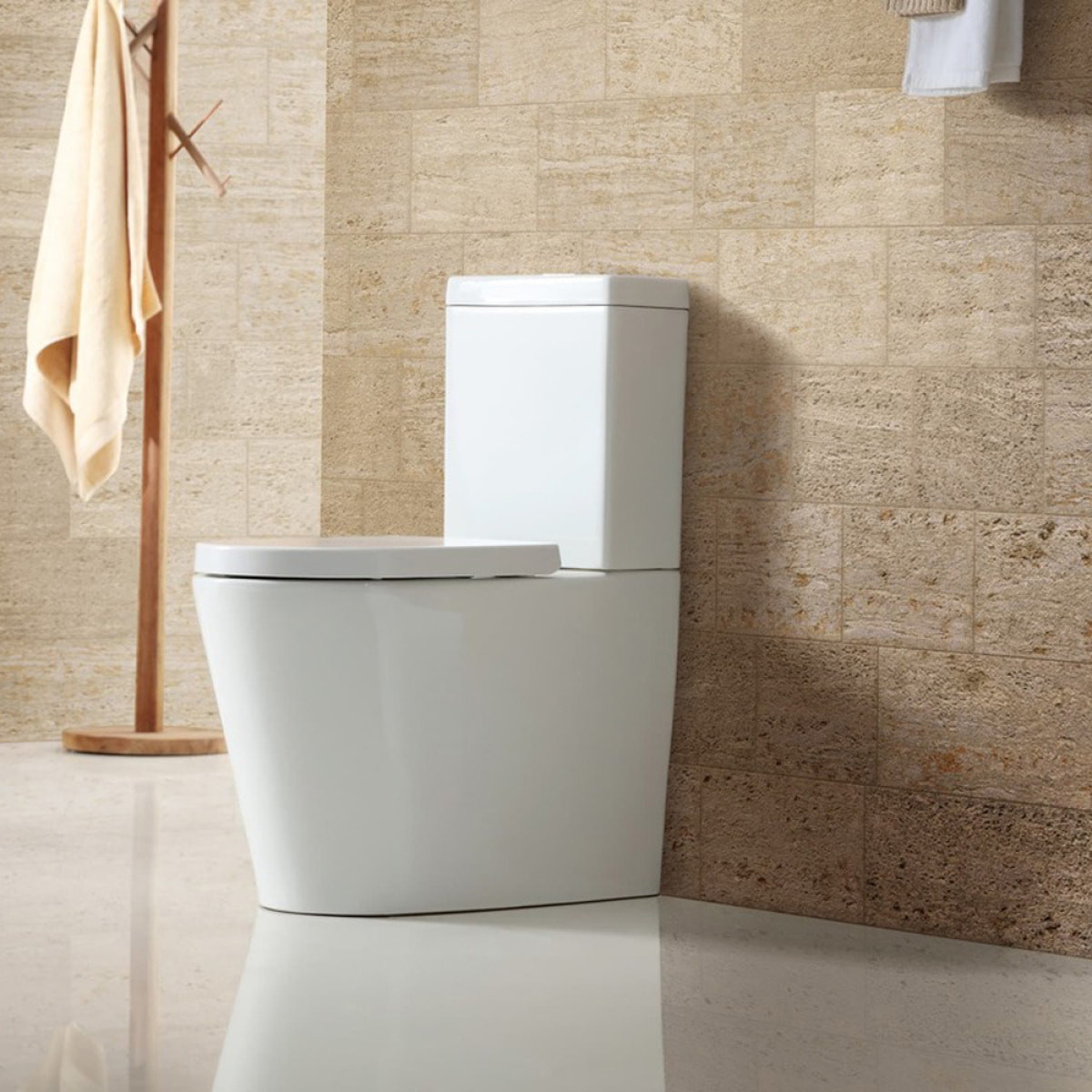 Brevis WC à poser sans bride + abattant softclose (SATBRE031RREXVPSN)