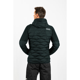 Abrigo para hombre ECOON ECOActive Hybrid Insulated Jacket with cap - Verde Oscuro