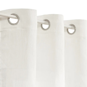 Voilage Teor 140x240cm blanc