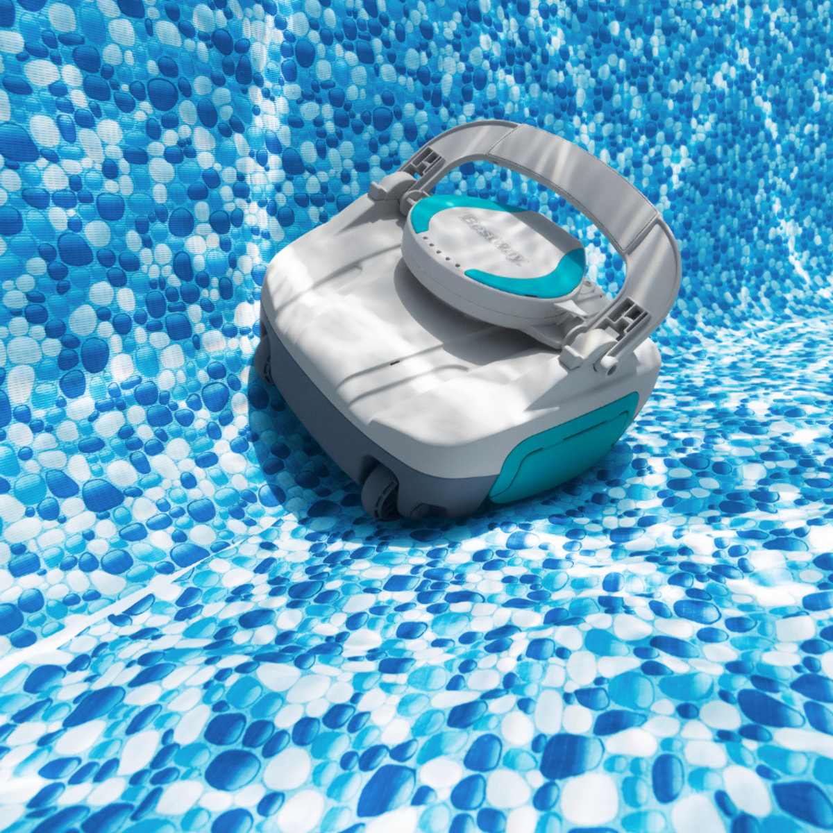 Bestway Robot piscine rechargeable Quartz - nettoyage fond plat - 10 m² max