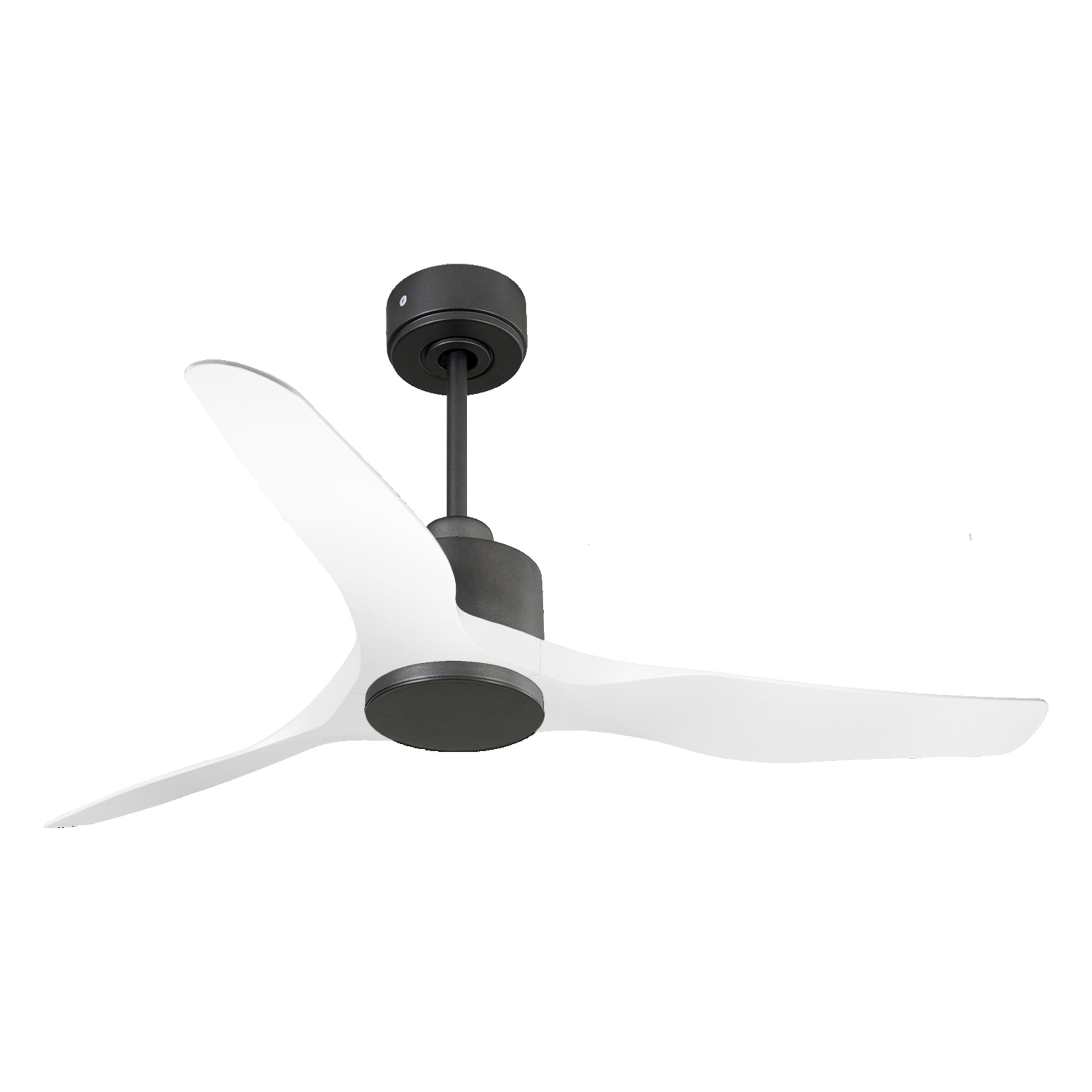 Ventilateur de plafond Réversible  Thermostat Wifi Moteur à courant continu Toits en pente Télécommande Adaptateur 2/3 Lames Hypersilence Mémoire