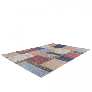 Tapis salon et chambre tissé motif géométrique PIGE