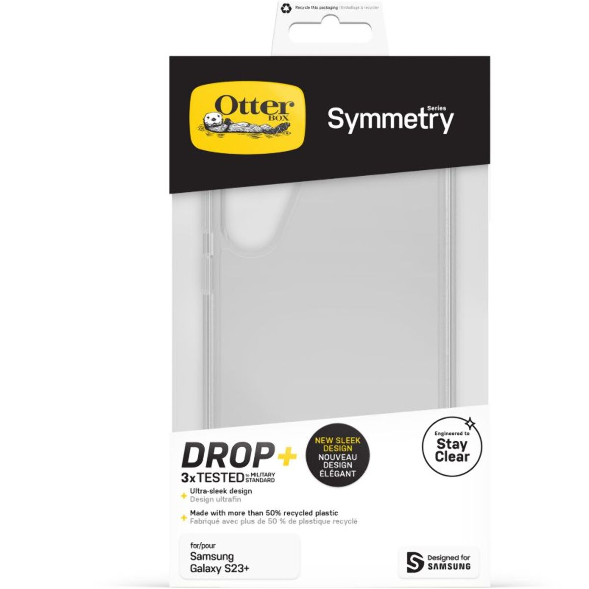 Coque OTTERBOX Samsung S23+ Symmetry transparent