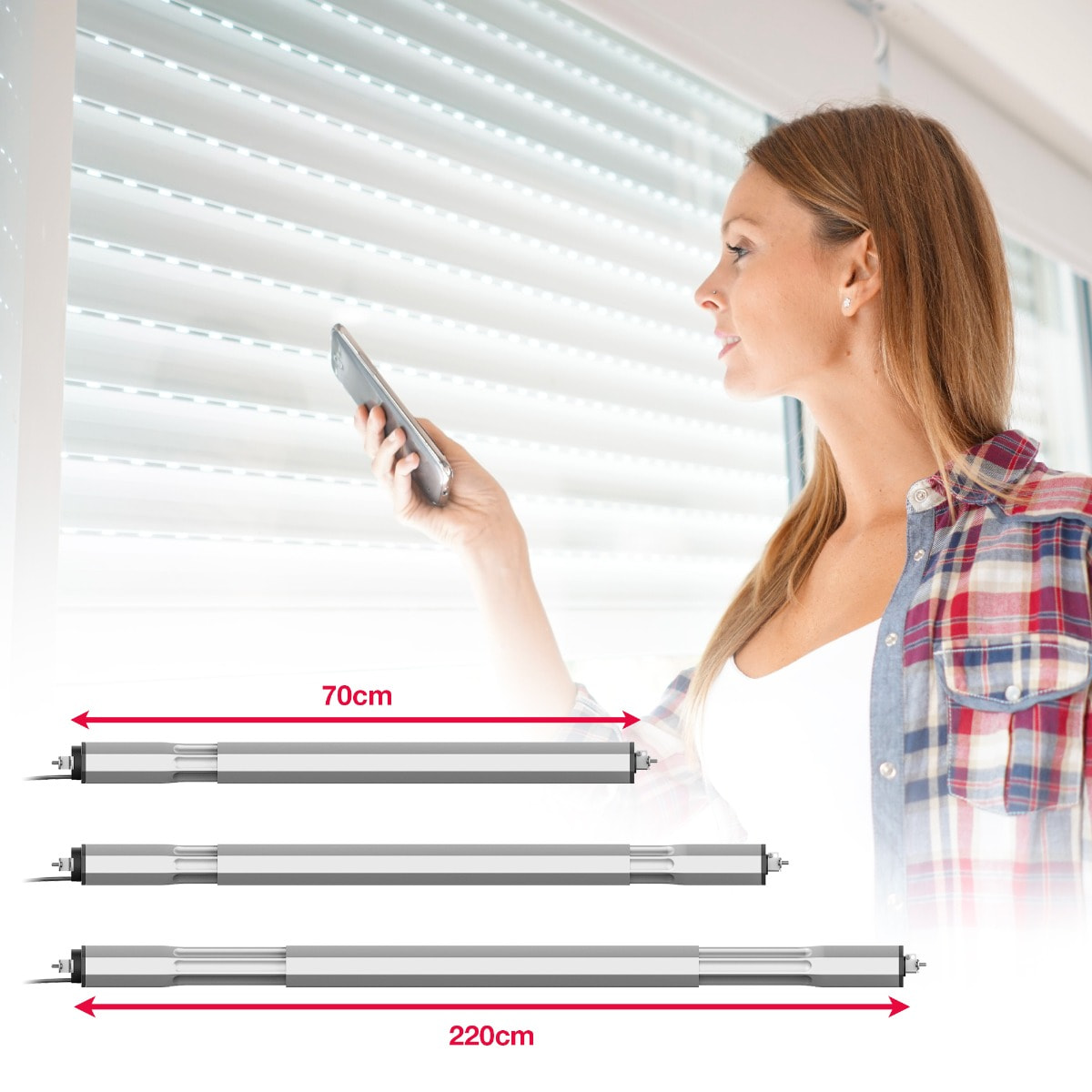 3 Motorisations 6Nm Thomson pour volets roulants et stores