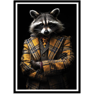 Affiche - Raccoon Wild Suits - Philippe Hugonnard