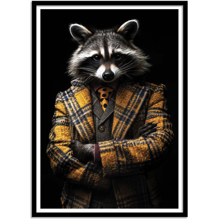 Affiche - Raccoon Wild Suits - Philippe Hugonnard