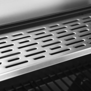 Barbecue duo au gaz VESUVIO - 3 brûleurs + plancha 3 brûleurs