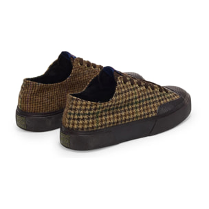 Superga - Sneakers Uomo Donna Marrone - 2432 WORKS WOOL PATCHWORK