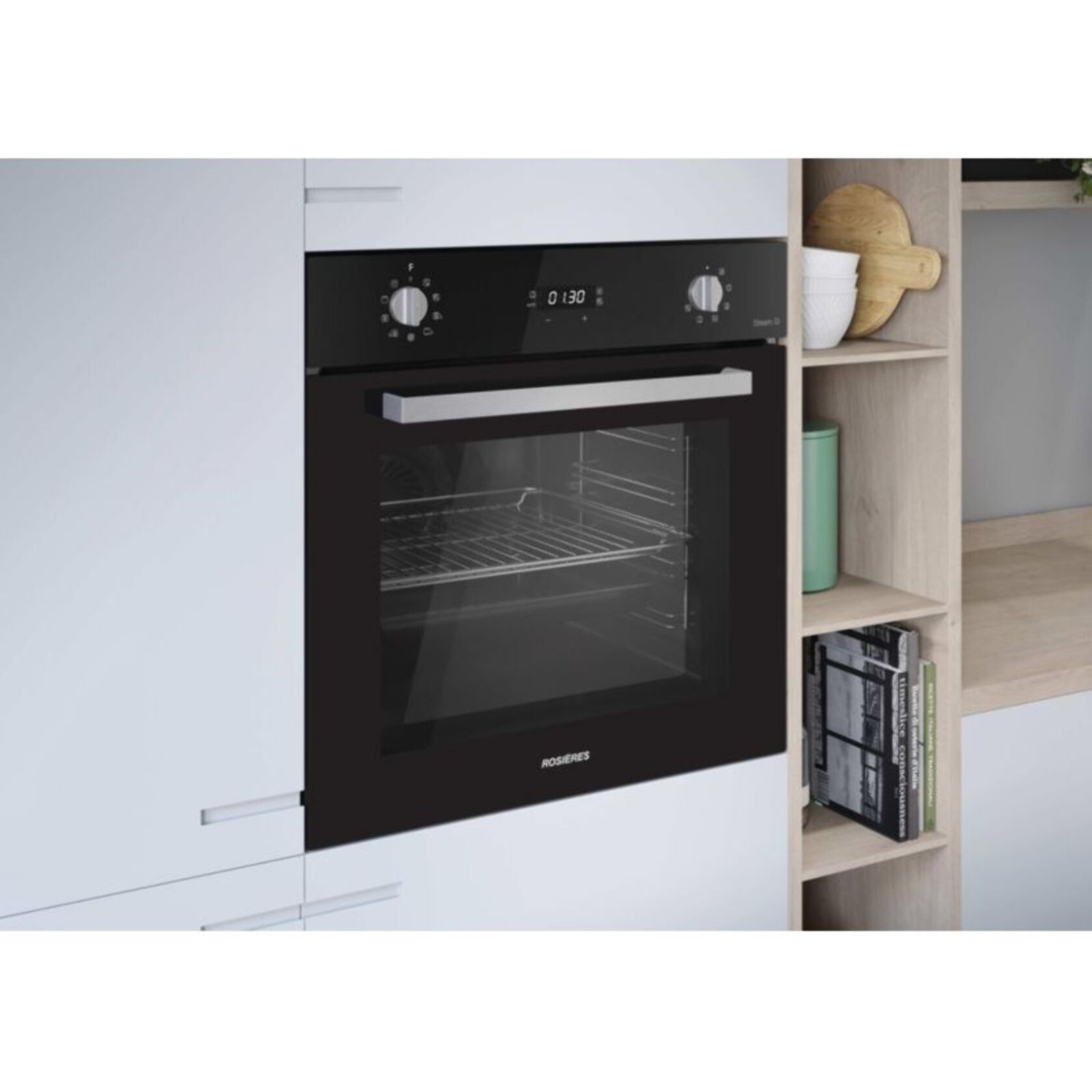 Four encastrable ROSIERES FC3O5871PN - Pyrolyse - Chaleur pulsée - Porte froide