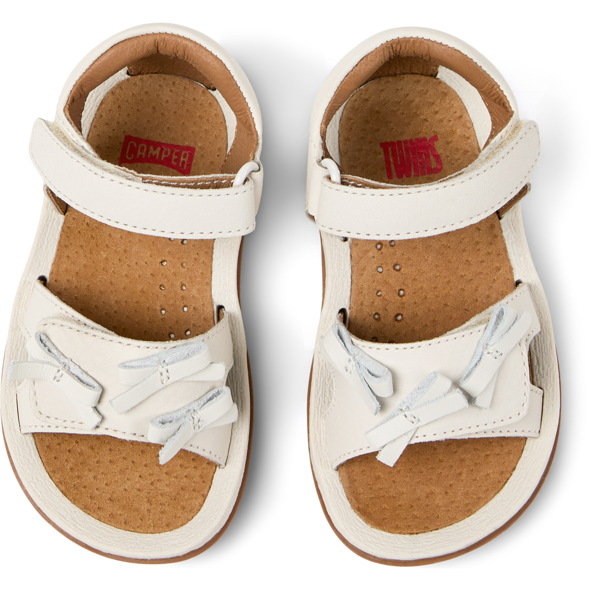 Sandalias - CAMPER Bicho Twins - Blanco - Cuero liso