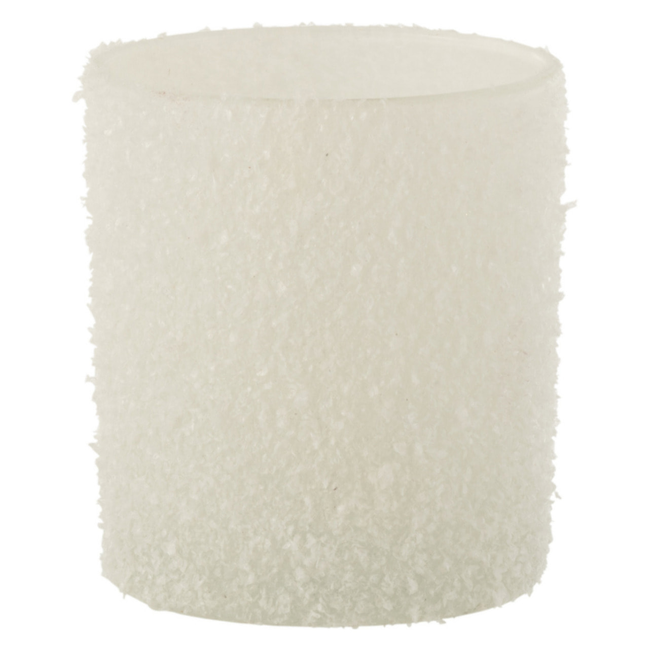 J-Line photophore Enneigé - verre - blanc - small - 2 pièces