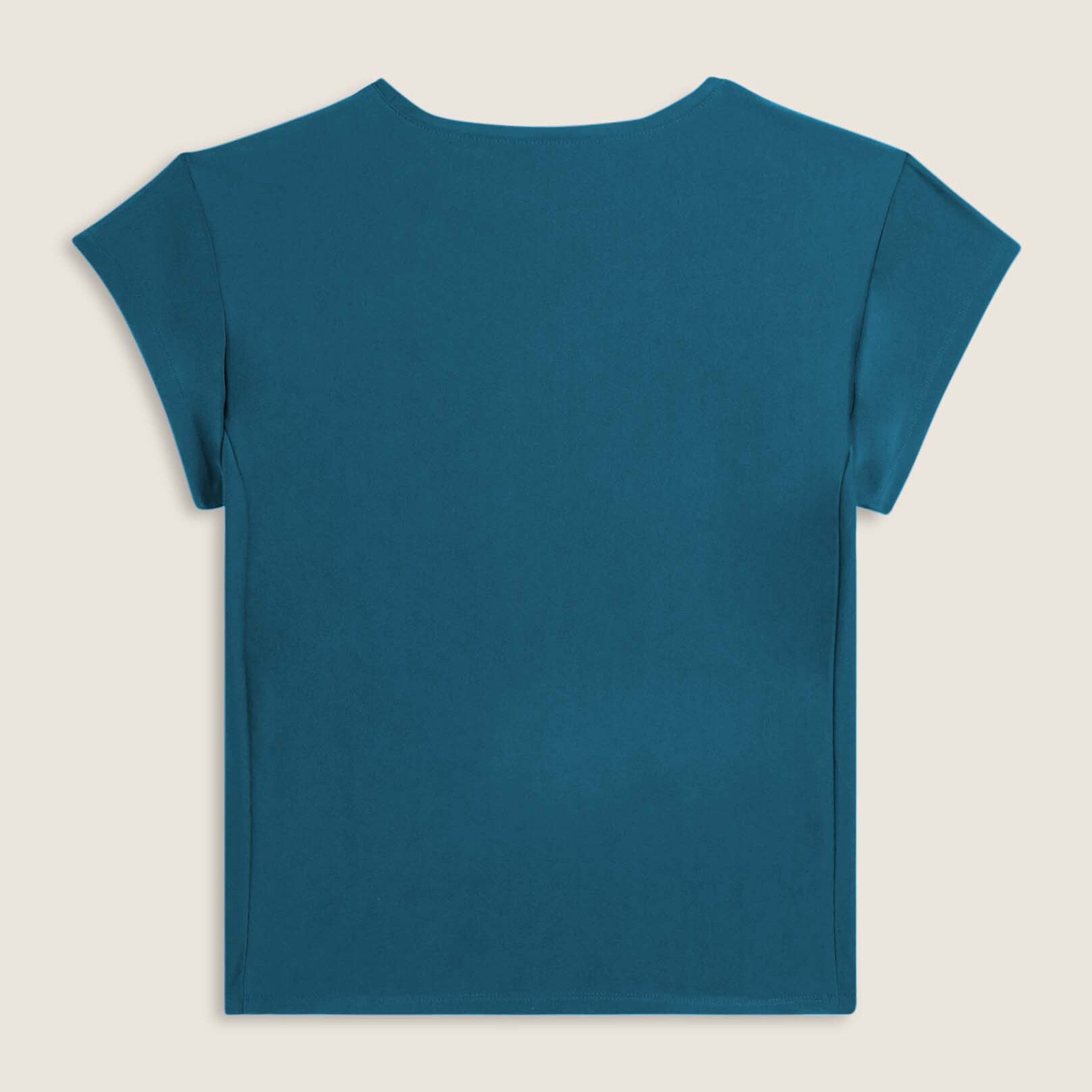 T-shirt tecnica con maniche ad aletta e profili a contrasto