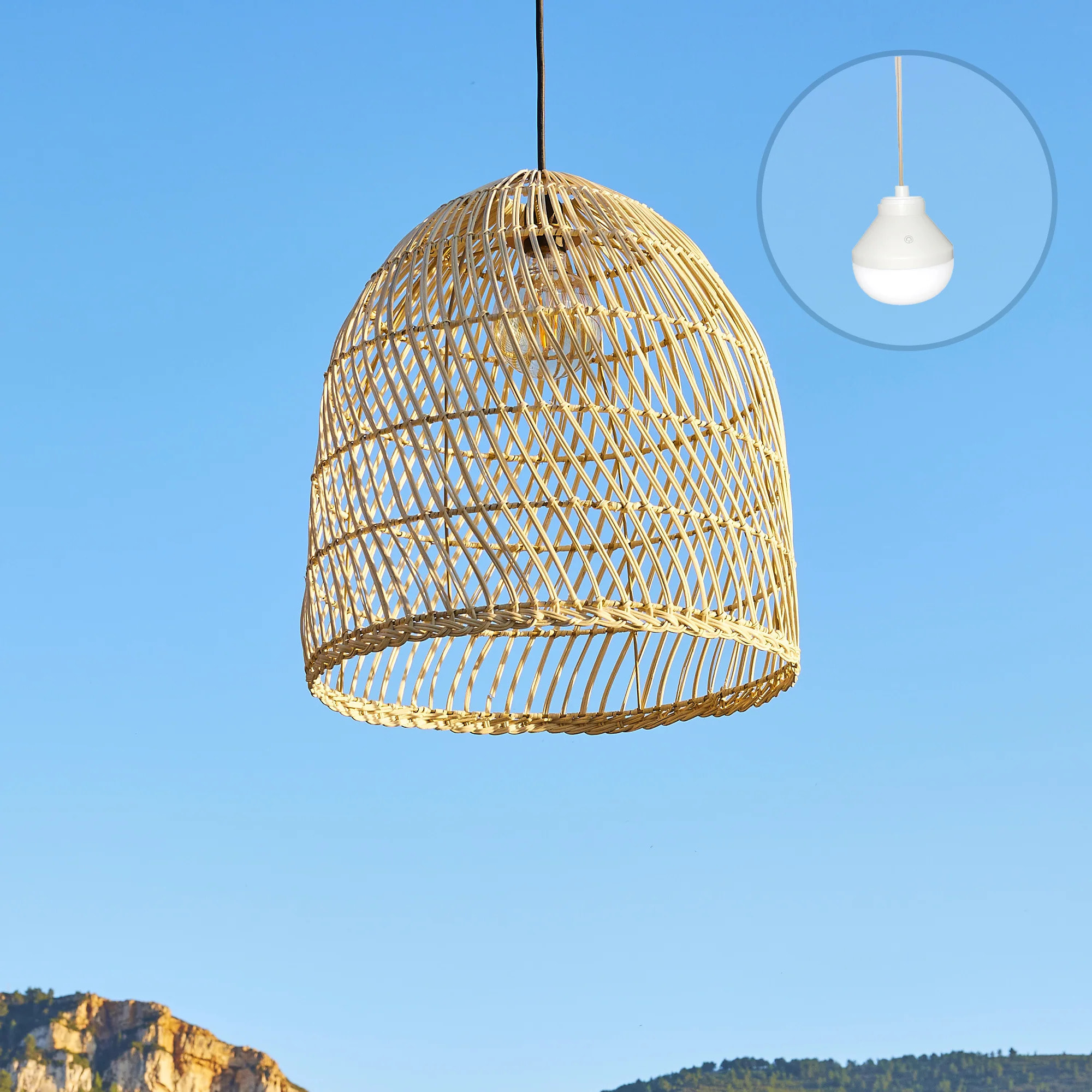 Suspension sans fil PAULO RGB D40CM