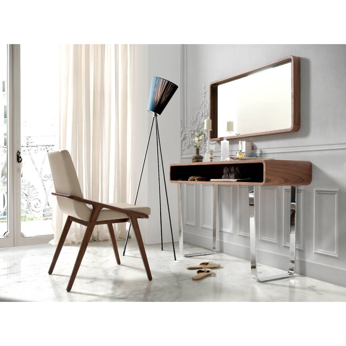 Silla Angel Cerda de polipiel 54x59x80cm