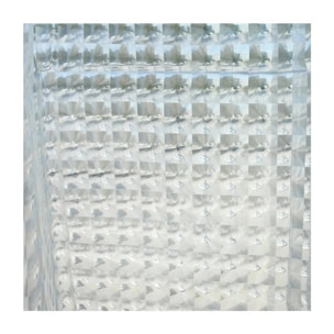 Rideau de douche EVA 180x200cm Premium 3D Transpararent MSV