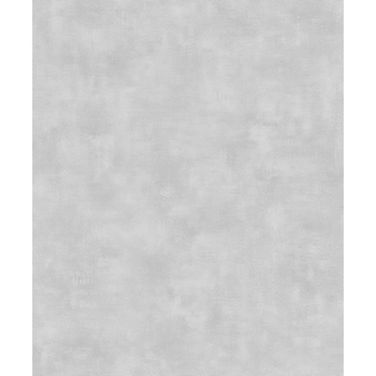 Papier peint uni effet toile lin gris clair