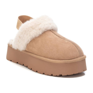 Zapatilla de casa australiana beige