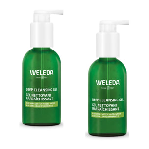 WELEDA -  Duo Gel nettoyant rafraîchissant 2*50ml