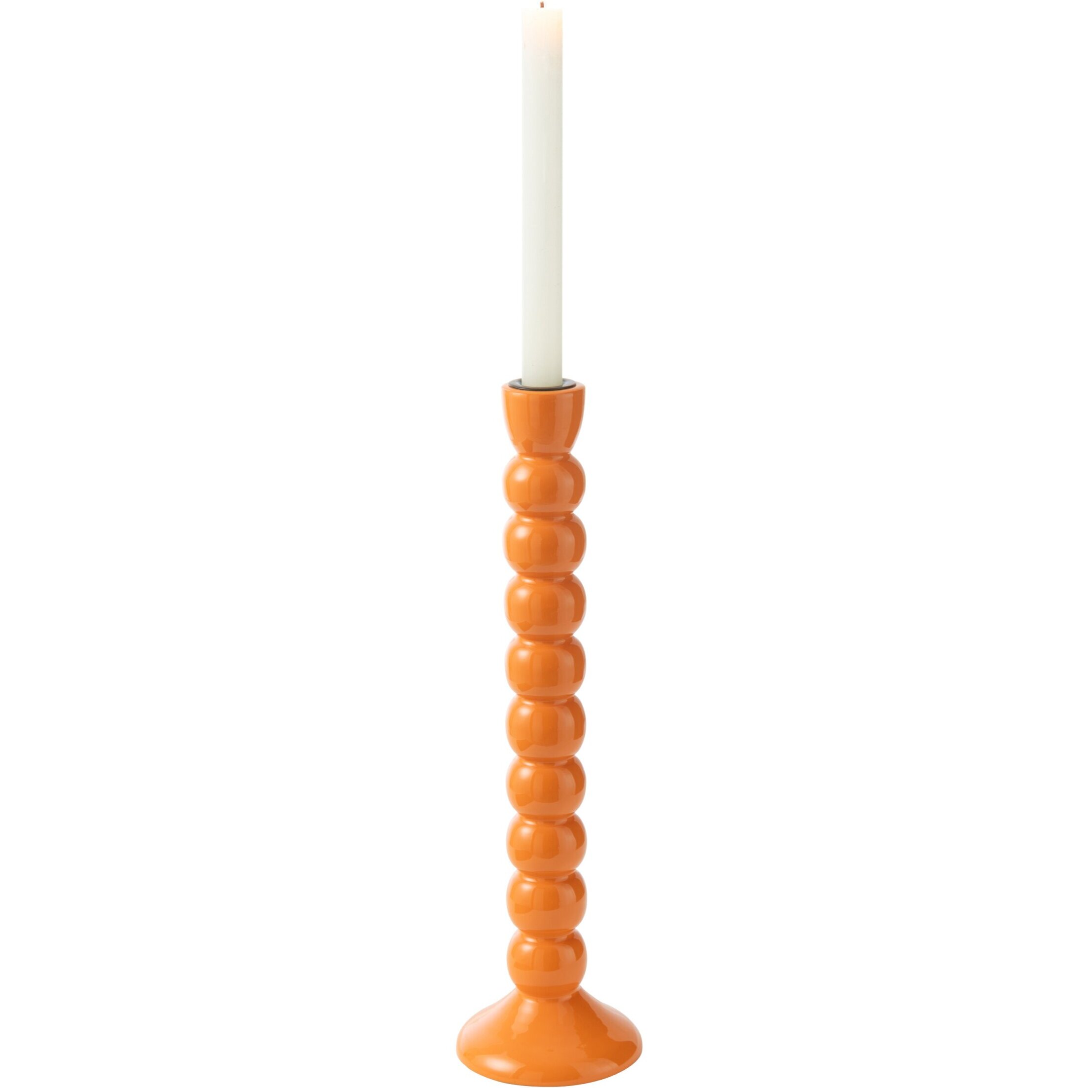J-Line chandelier - bois de manguier - orange