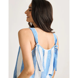 Camisa Tirantes Azul - Clarisi