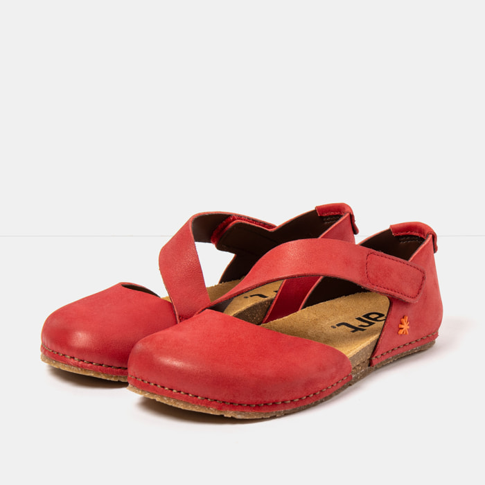 Sandalias 0384 ROMA RED/ CRETA color Red