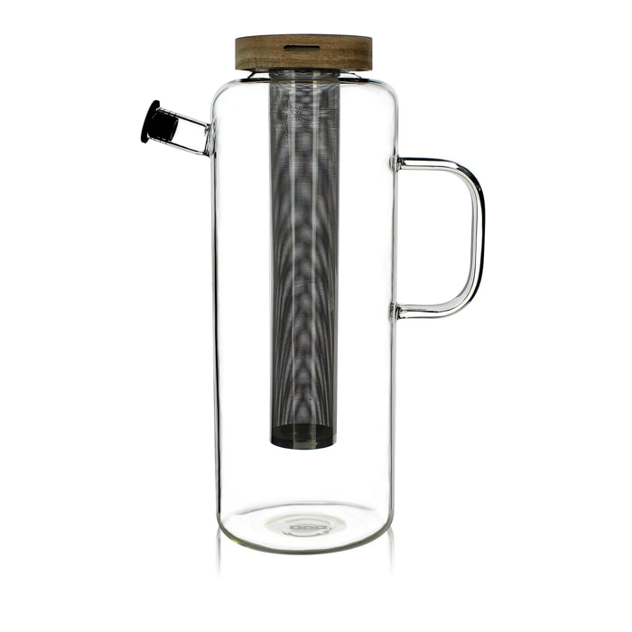 Carafe infuseur en verre 1,5L GUSTAVE
