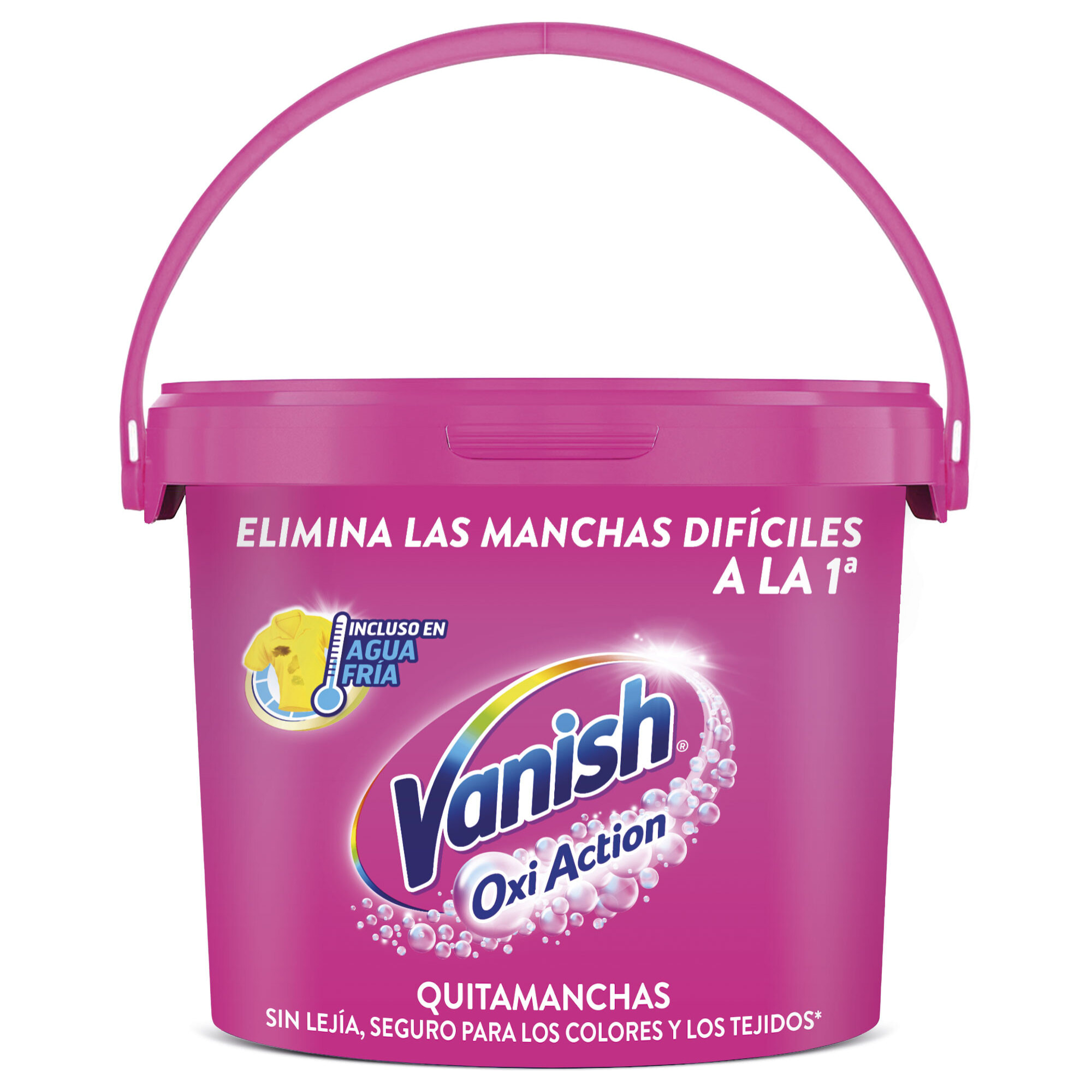 Vanish Oxi Action - Quitamanchas para Ropa Blanca y de Color, en Polvo, Sin Lejía – 2,4 KG