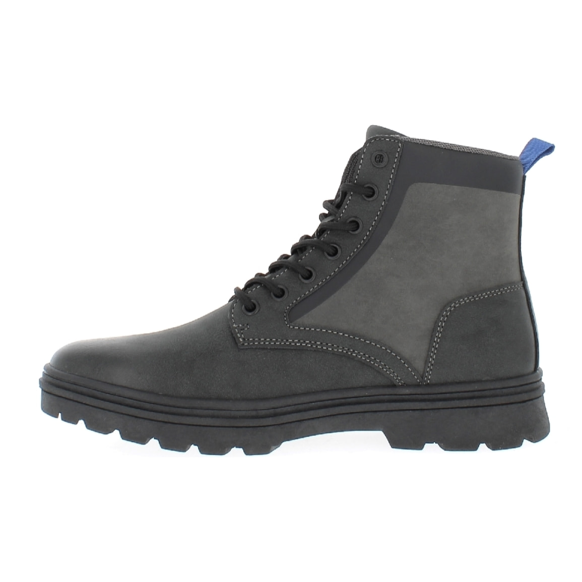 Armata di Mare Scarpe Uomo Stivaletti Ankle Boots Stringati con Soletta Rimovibile in Memory Foam AMU W23L464 Grey